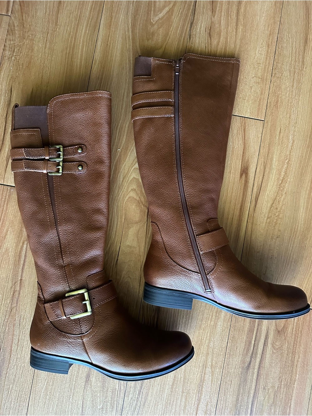 Naturalizer Jessie Women's Riding Boots in Cinnamon Brown Size 6